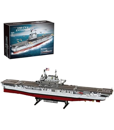 Amazon.com: XMBRICDIYY WW2 Navy Aircraft Carrier Building Blocks